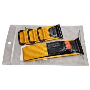 Yellow 3 Loops Amazfit TRex Nylon Watch Bands -Brand New